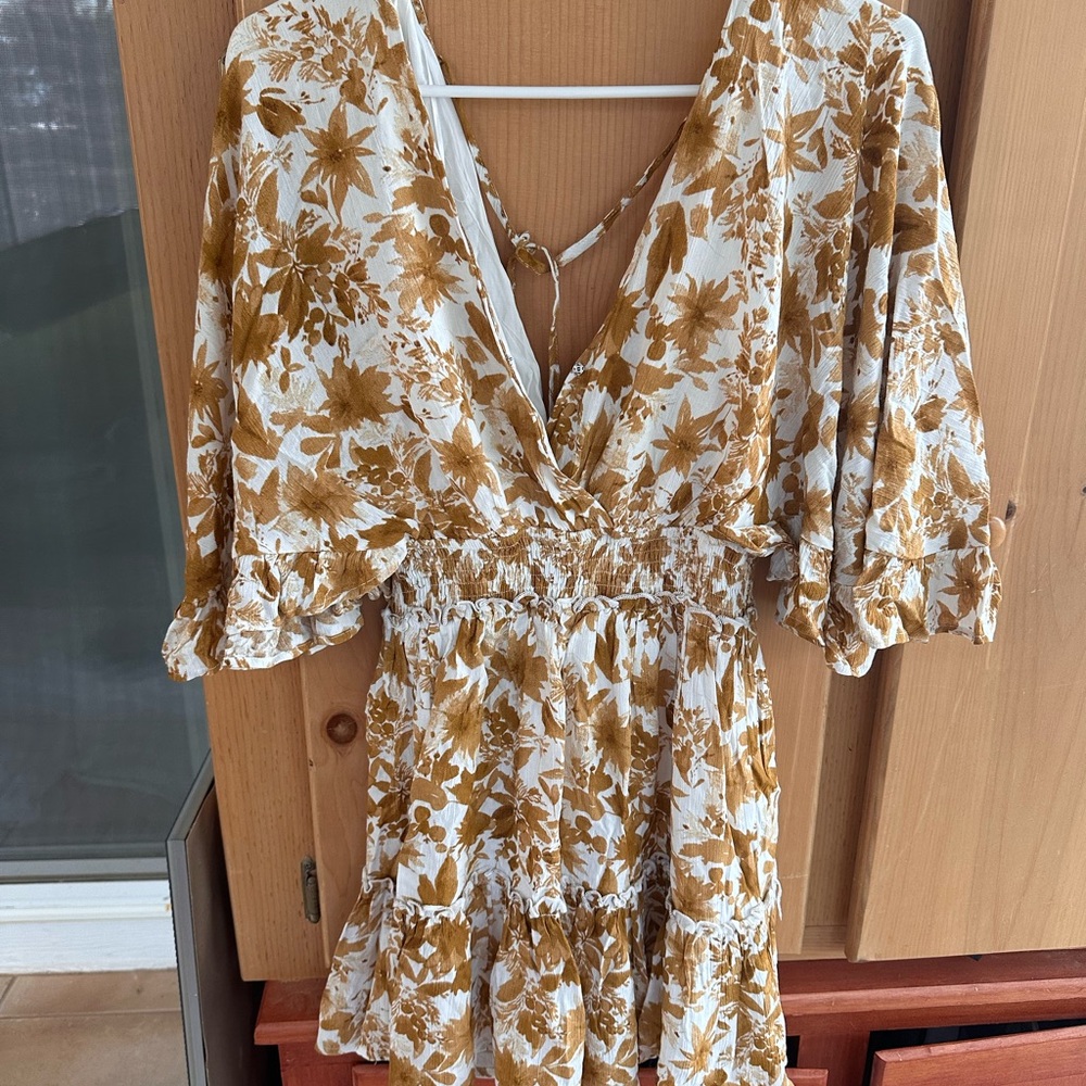 Floral V-Neck Dress